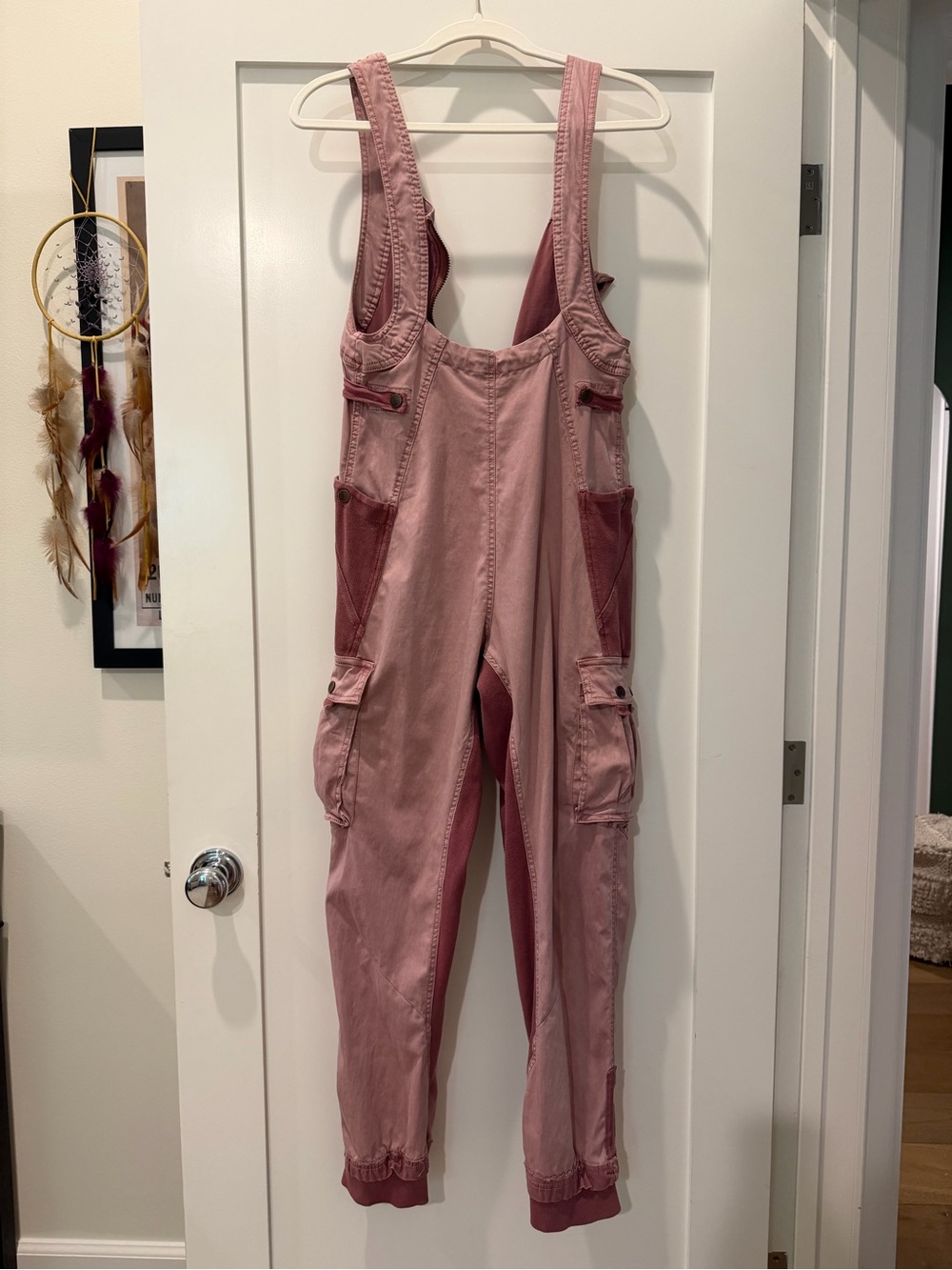 FP Movement by Free People Pink Utility Cargo Jumpsuit - Picture 4 of 4